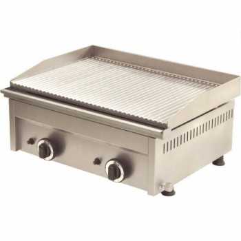 GAS GRIDDLE - RIBBED PLATE - L.60 x D.45 x H.27.5 cm