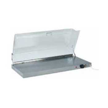 STAINLESS STEEL HOT TOP WITH PLEXIGLASS DOME