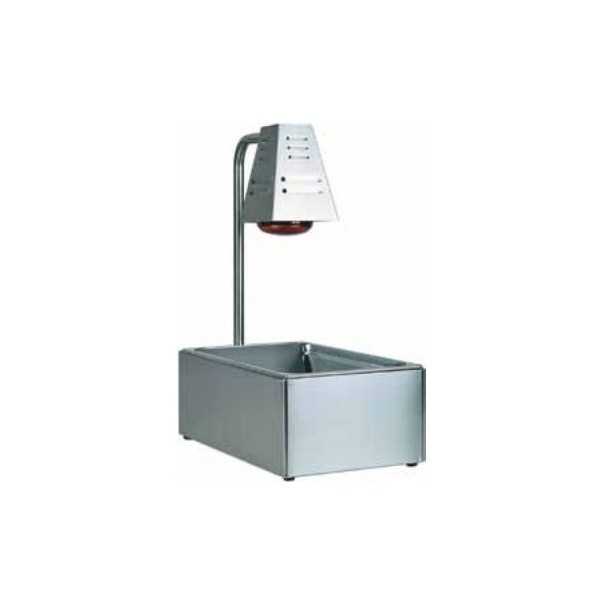 GN CONTAINER WITH INFRARED LAMP FOR SEASONING AND MAINTENANCE OF FRIED