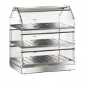 NEUTRAL STAINLESS STEEL SHOWCASE 3 TIERS