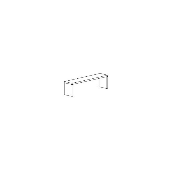 STAINLESS STEEL SUPPORT SHELF FOR TABLES