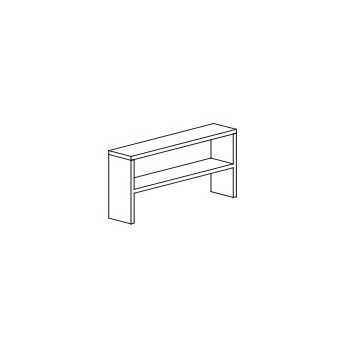 DOUBLE STAINLESS STEEL SUPPORT SHELF FOR TABLE