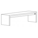 STAINLESS STEEL SUPPORT SHELF FOR TABLE WITH HEATING BODY