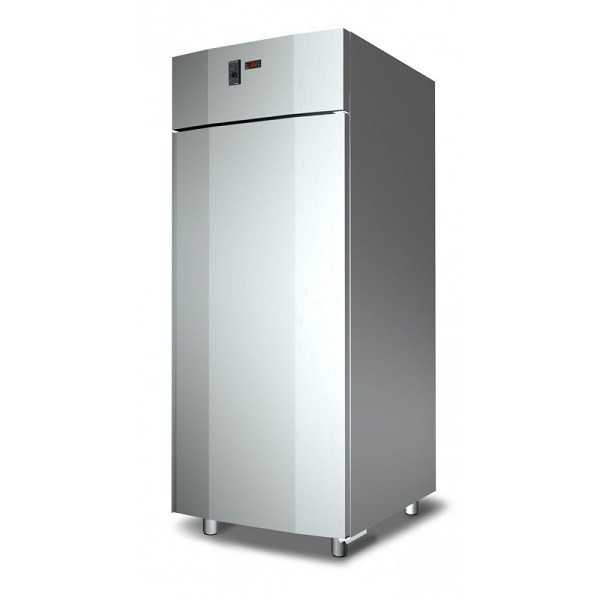 STAINLESS STEEL MONOBLOC REFRIGERATED CABINET FOR 60x80 cm TRAYS - 900 L - Temperature -2/10°C