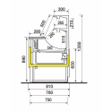 REFRIGERATED CABINET FOR GASTRONOMY AND PASTRY - ORLEANS