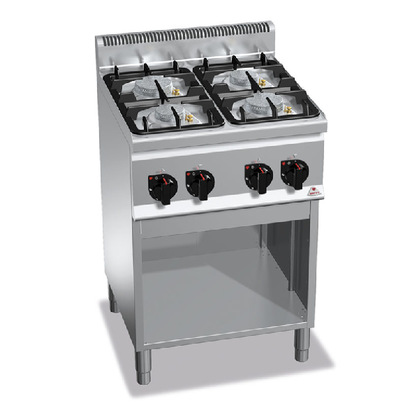 GAS STOVE 4 BURNERS ON CABINET - ECO POWER - SERIES 60