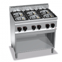 GAS STOVE 6 BURNERS ON CABINET - ECO POWER - SERIES 60