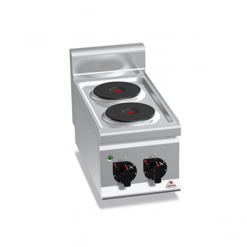 ELECTRIC COOKER WITH 2 ROUND TOP PLATES - 60 SERIES