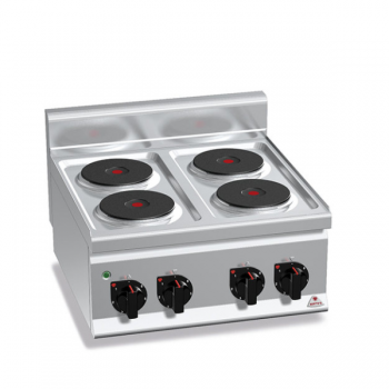 ELECTRIC COOKER WITH 4 ROUND PLATES TOP - 60 SERIES