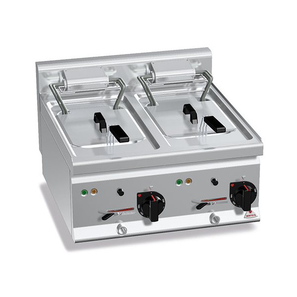 10+10 LITER ELECTRIC FRYER TOP - 60 SERIES