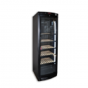 VENTILATED REFRIGERATED CABINET FOR WINE 100 BOTTLES - WOODEN SHELVES - L.59