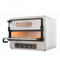 ELECTRIC PIZZA OVEN WITH MECHANICAL CONTROL 2 CHAMBERS 2 + 2 PIZZAS - CUBE LINE