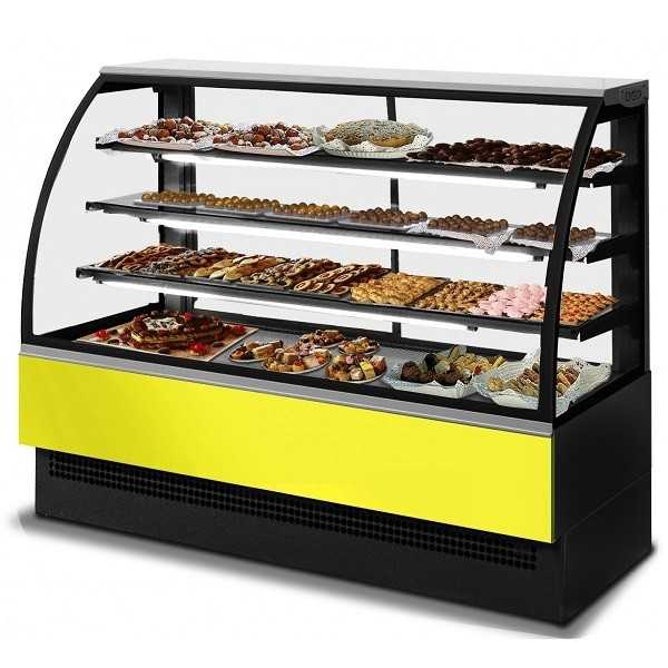 EVO HORIZONTAL REFRIGERATED SHOWCASE - TEMPERATURE +2/+4 °C - DEPTH 78