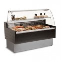 HORIZONTAL REFRIGERATED DISPLAY CABINET KIBUK - CURVED GLASS - DEPTH 90 cm