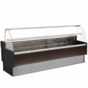 KIBUK HORIZONTAL REFRIGERATED SHOWCASE - CURVED GLASS - DEPTH 90 cm