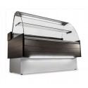 KIBUK HORIZONTAL REFRIGERATED SHOWCASE - CURVED GLASS - DEPTH 90 cm