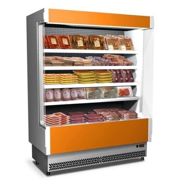 VULCANO REFRIGERATED WALL DISPLAY FOR MEATS - DEPTH 80 cm