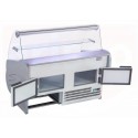 SALT HORIZONTAL REFRIGERATED SHOWCASE - STRAIGHT GLASS - DEPTH 90 cm