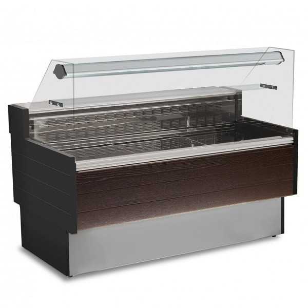 HORIZONTAL REFRIGERATED DISPLAY CABINET KIBUK - STRAIGHT GLASS - DEPTH 90 cm