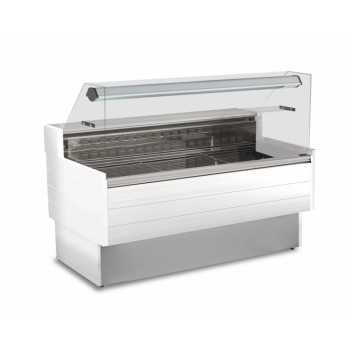 KIBUK HORIZONTAL REFRIGERATED SHOWCASE - STRAIGHT GLASS - DEPTH 90 cm