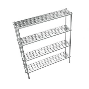 4-SHELF SHELVING IN POLYPROPYLENE - P.40 x H.160 cm