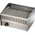 Gas countertop lava stone grill - Depth 39 cm