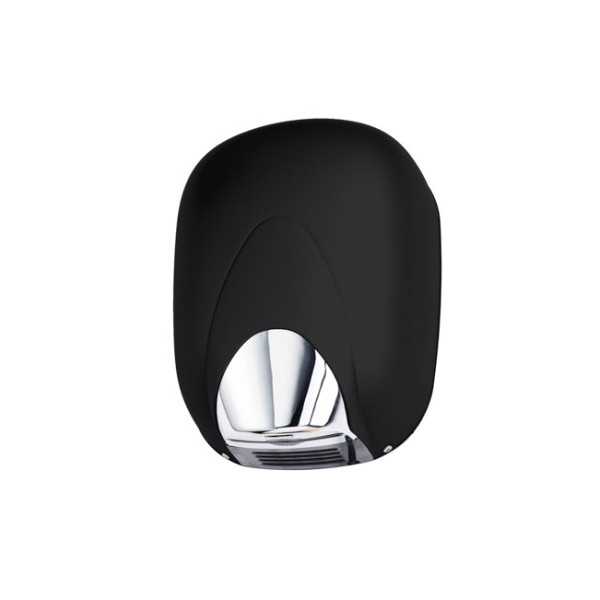 ZEFIRO BLACK ELECTRIC HAND DRYER WITHOUT AIR KNIFE RESISTANCE