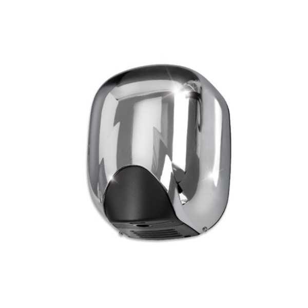 ZEFIRO ELECTRIC HAND DRYER ALUMINUM CHROME WITHOUT AIR CONE RESISTANCE