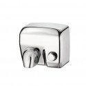 HAMET CHROME ELECTRIC HAND DRYER WITH PUSH BUTTON AND RESISTANCE