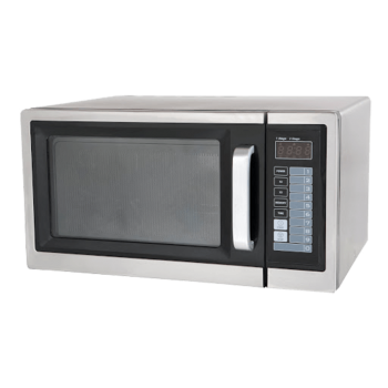 1000W digital microwave oven in stainless steel