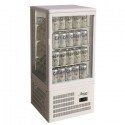 REFRIGERATED COUNTER DISPLAY FOR DRINKS - GLASS ON 4 SIDES Capacity 58 liters