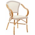 ARMCHAIR Structure in bamboo painted aluminium