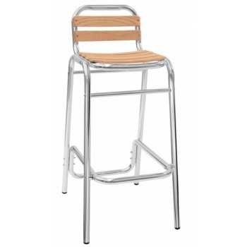 STOOL Anodized aluminum structure Ø 28 x 1