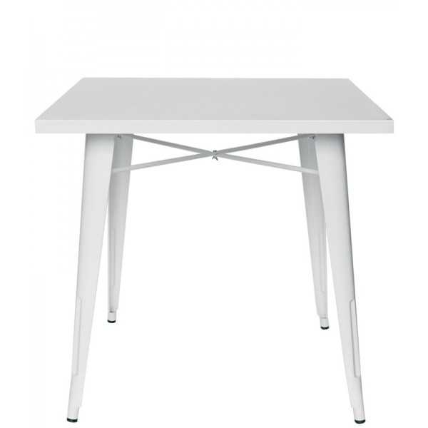 TABLE Painted metal structure 70 x 70 x H74 cm Mod. 972