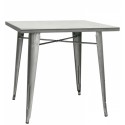 TABLE Metal structure painted with transparent paint L80 x D80 x H76 cm Mod. 1262