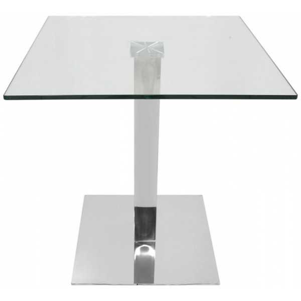 TABLE Chromed steel base