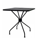 Square TABLE Painted metal structure Mod. 130