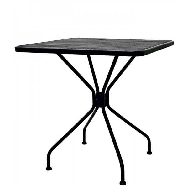 Square TABLE Painted metal structure Mod. 130