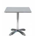 Square stainless steel TABLE. Mod. 093