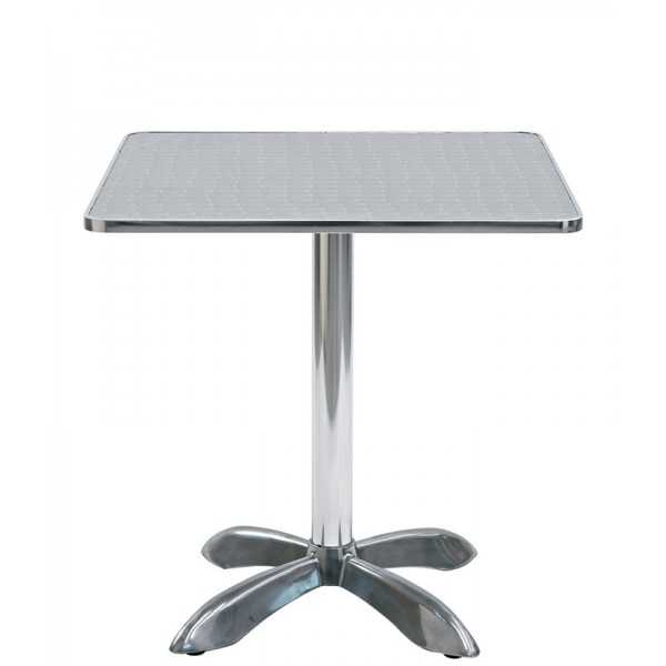 Square stainless steel TABLE. Mod. 093