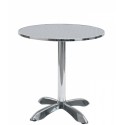 Round stainless steel TABLE Mod. 092