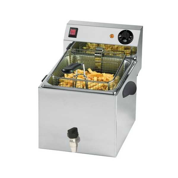 8 LITER ELECTRIC FRYER WITH DRAIN TAP