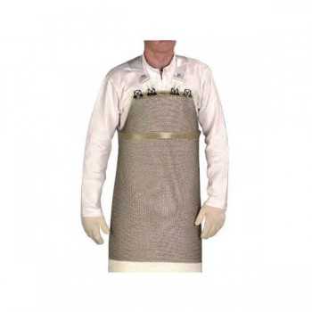 SAFETY PREVENTION APRON IN STAINLESS STEEL WITH BRACES