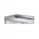 SIDE BACKPLASH FOR STAINLESS STEEL WORKTOPS