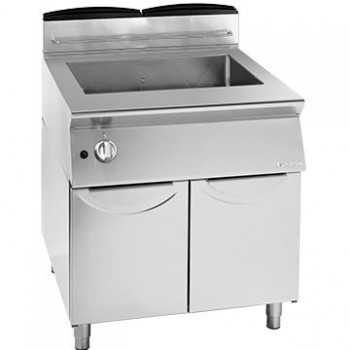 GAS FRYER ON MOBILE SINGLE TANK 44 Lt - L.80 x D.70 x H.90 cm