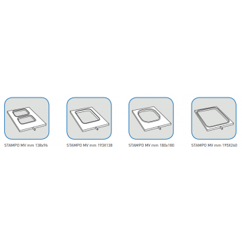 MOLDS FOR MANUAL BENCH THERMO SEALER - MAX CONTAINER DIMENSIONS 26