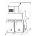 TANK ON TROLLEYS CAPACITY 266 kg