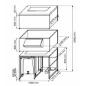 TANK ON TROLLIES CAPACITY 1216 kg