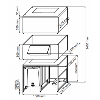 TANK ON TROLLIES CAPACITY 1216 kg