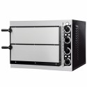 ELECTRIC PIZZA OVEN - MECHANICAL CONTROL - 2 CHAMBERS - CAPACITY 1+1 PIZZAS